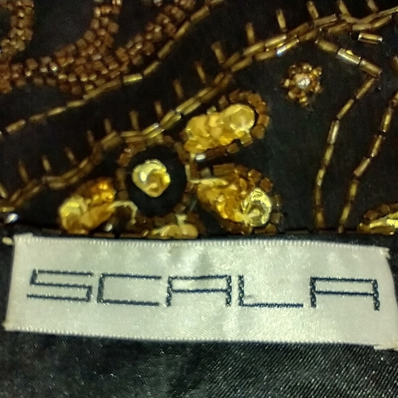 VINTAGE SCALA SEQUINED AND BEADED JACKET - Picture 6 of 9